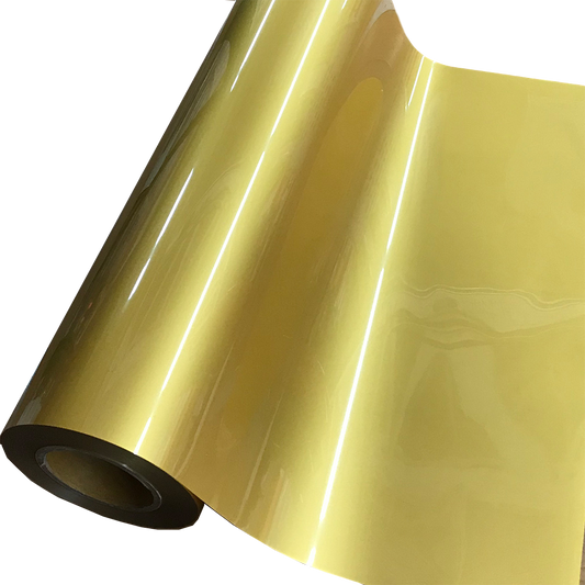 Heat Transfer Vinyl 19" Width GOLD HTV