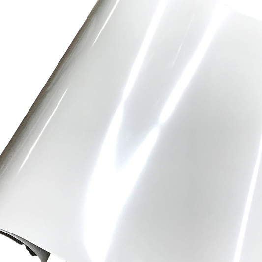 Metallic, White Heat Transfer Vinyl 19"