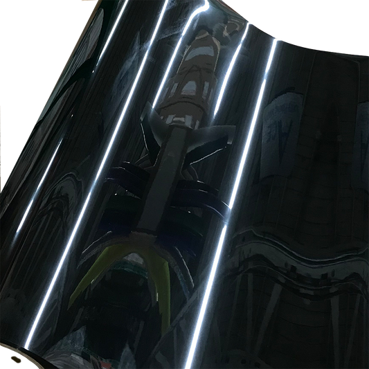 Metallic, Black Heat Transfer Vinyl 19"