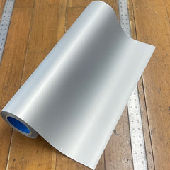 Puff Metallic Silver Heat Transfer Vinyl 19" Width HTV