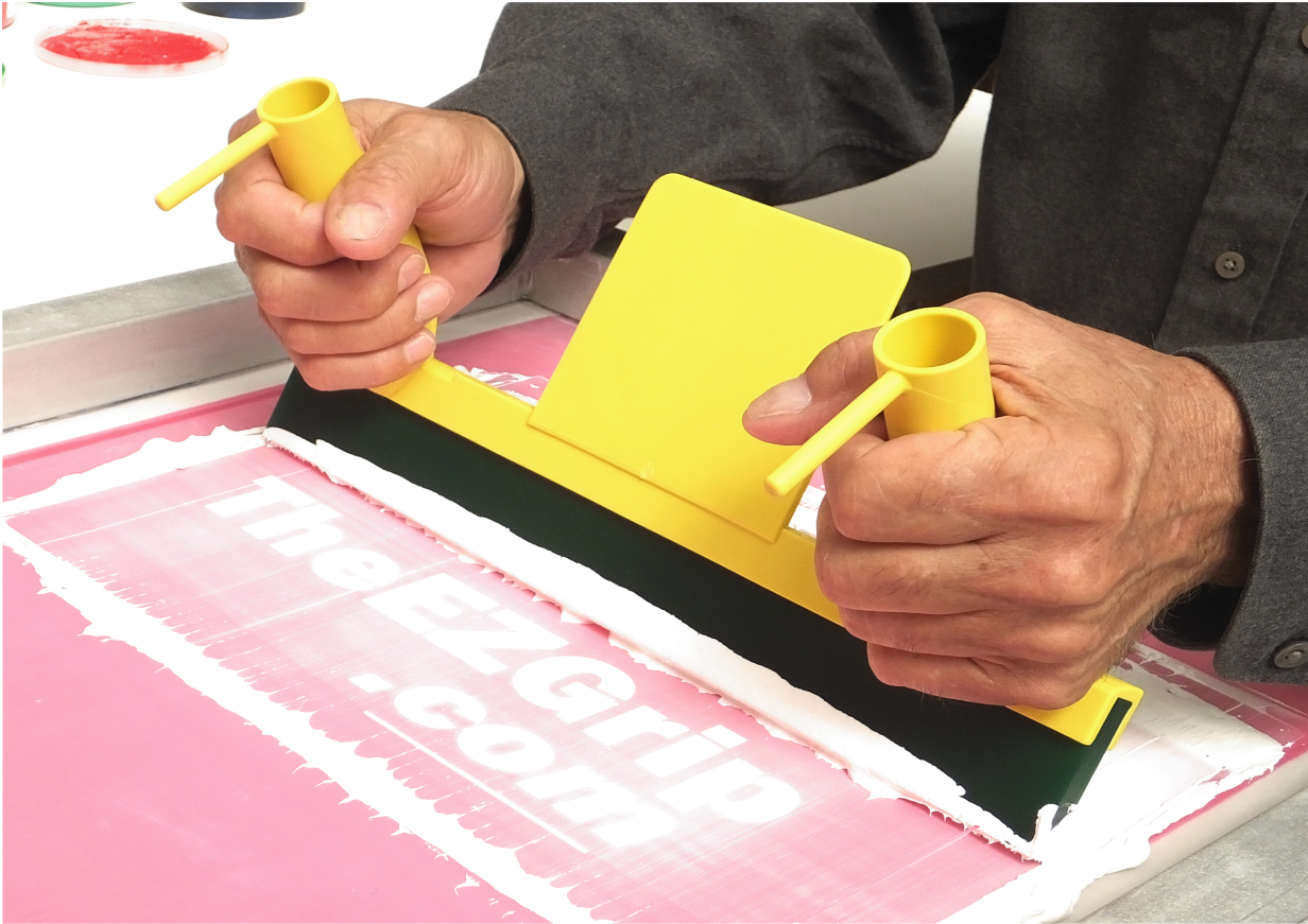 The EZ Grip Screen Printing Squeegee