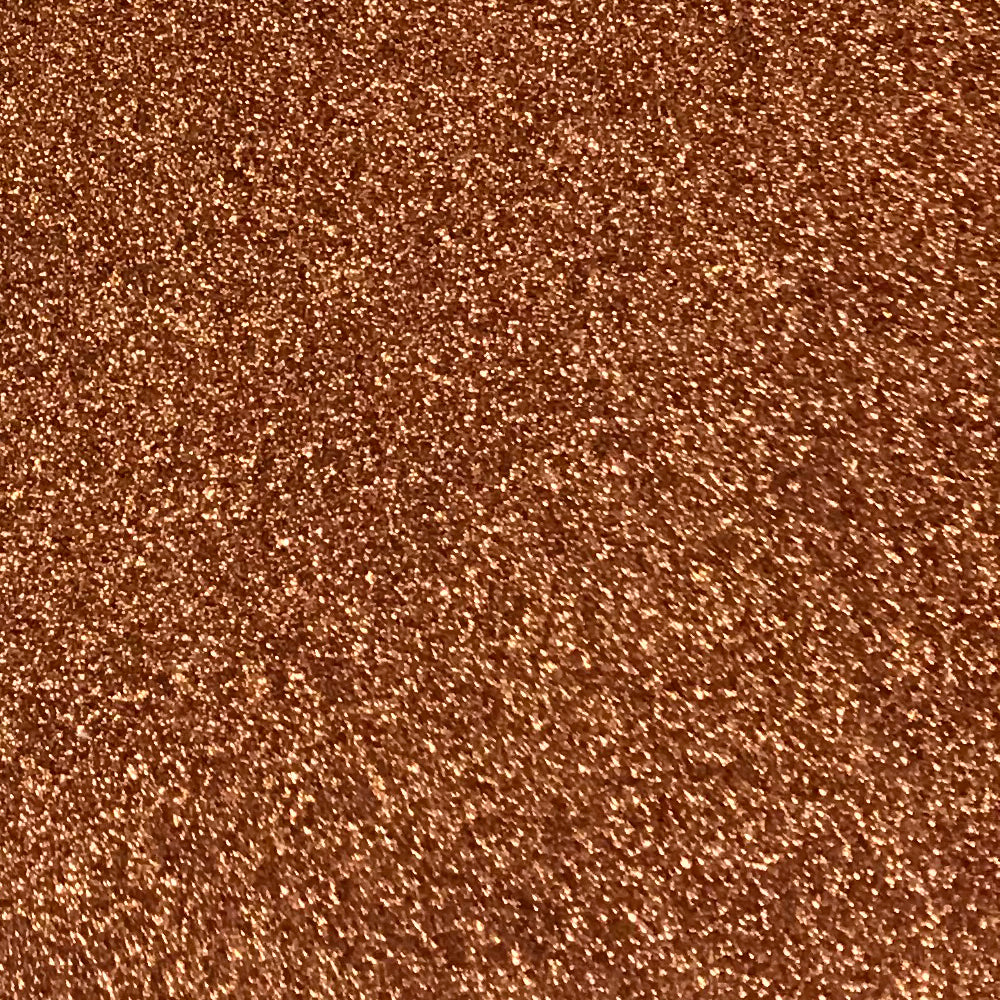 Glitter, Copper Heat Transfer Vinyl 19" HTV