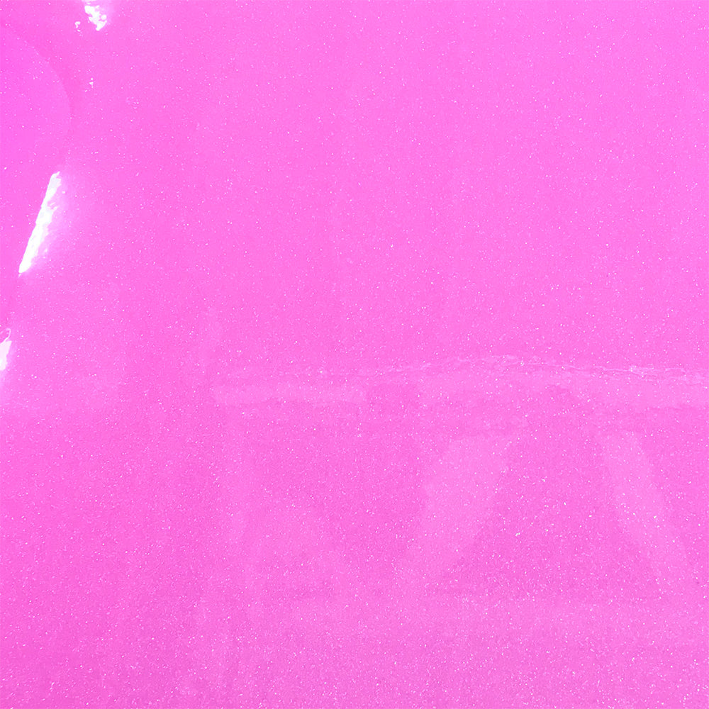Glitter,??Rainbow Neon Pink??Heat Transfer Vinyl 19" HTV