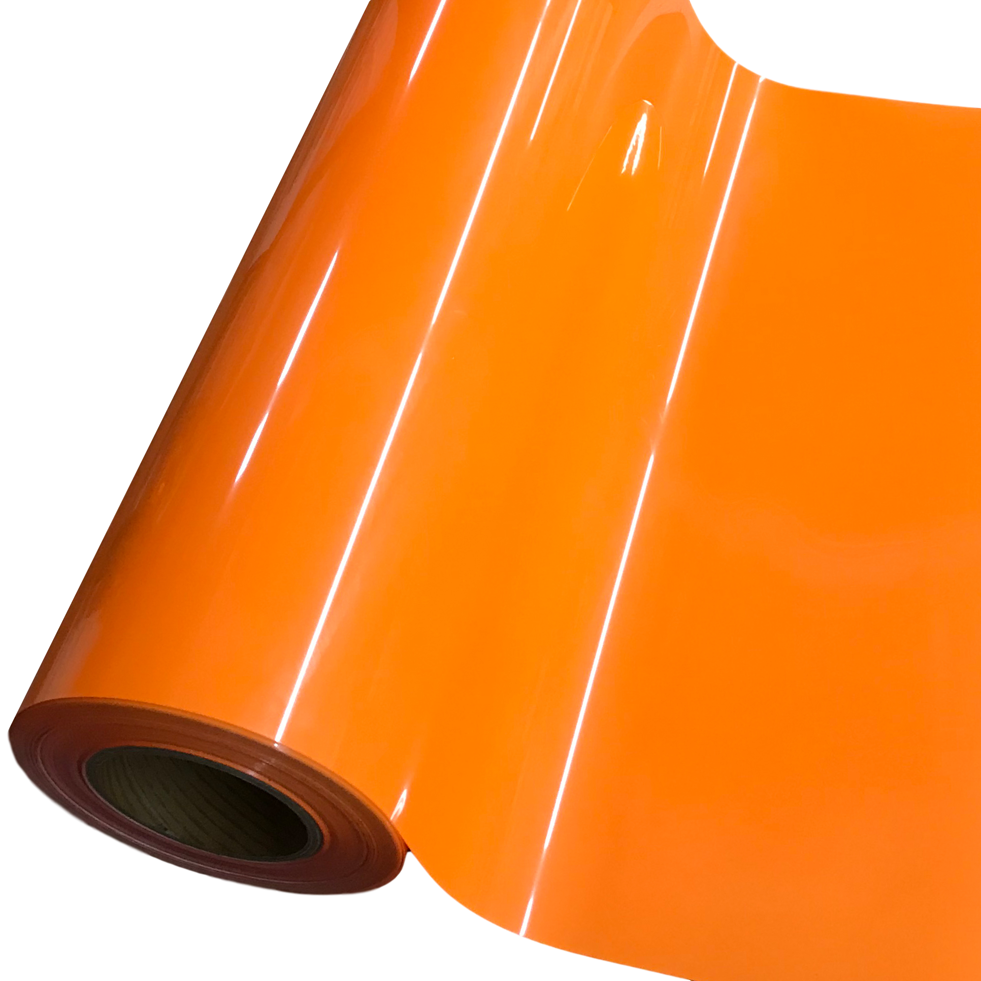 Heat Transfer Vinyl 19" Width NEON FLUORESCENT ORANGE HTV