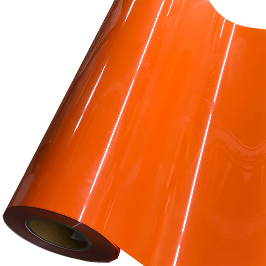 Heat Transfer Vinyl 19" Width ORANGE HTV