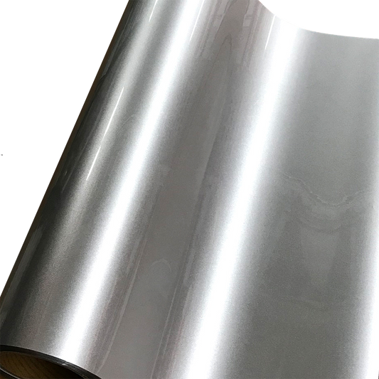 Heat Transfer Vinyl 19" Width SILVER HTV