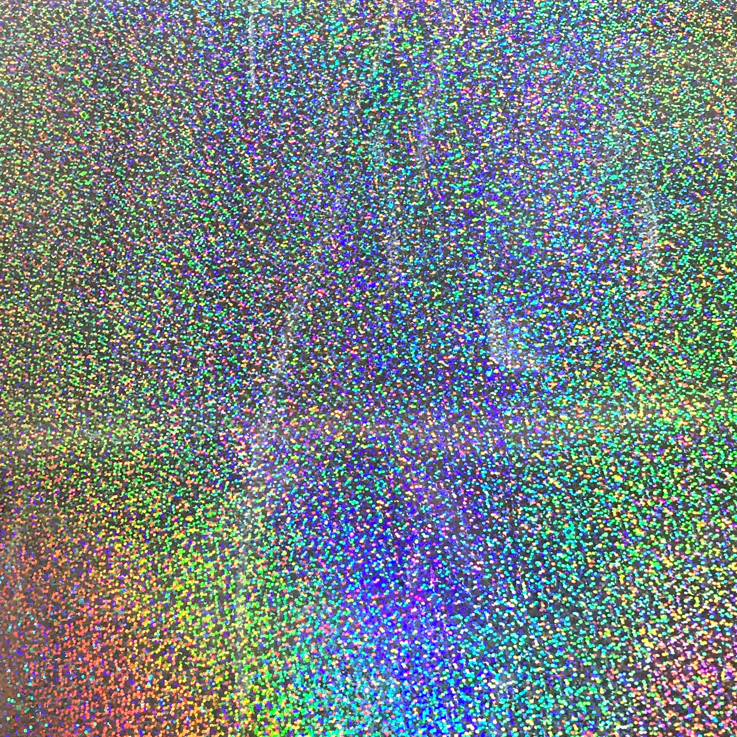 Heat Transfer Vinyl 19" Width SILVER HOLOGRAM HTV