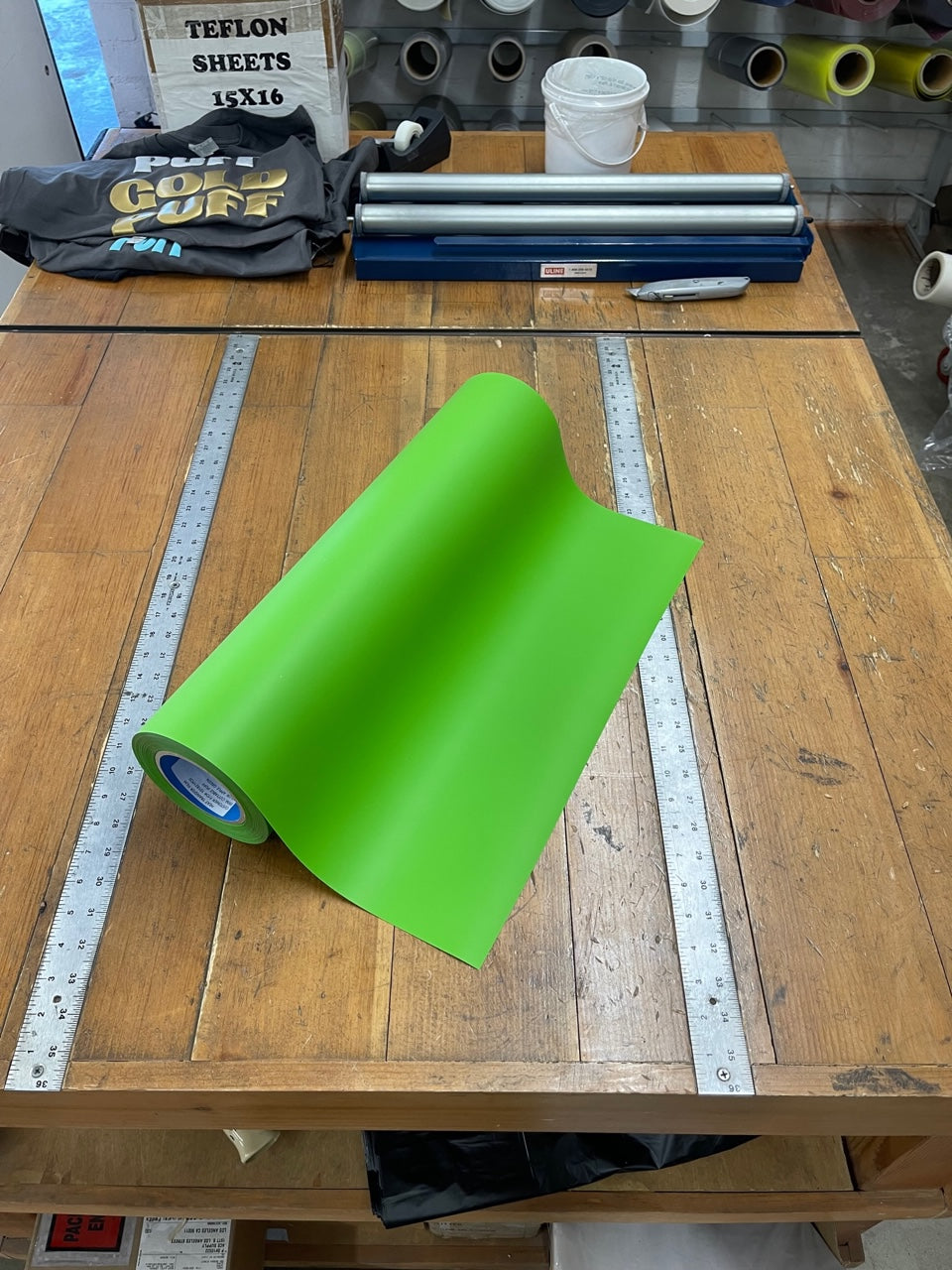 Puff Apple Green Heat Transfer Vinyl 19" HTV