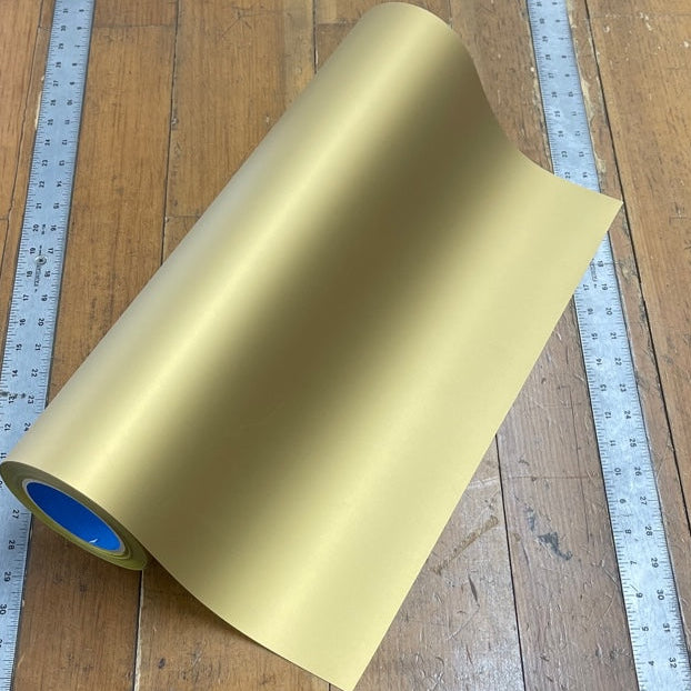 Puff Metallic Gold Heat Transfer Vinyl 19" Width HTV