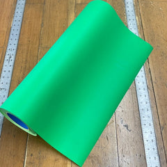 Puff Green Neon Fluorescent Heat Transfer Vinyl 19" Width HTV