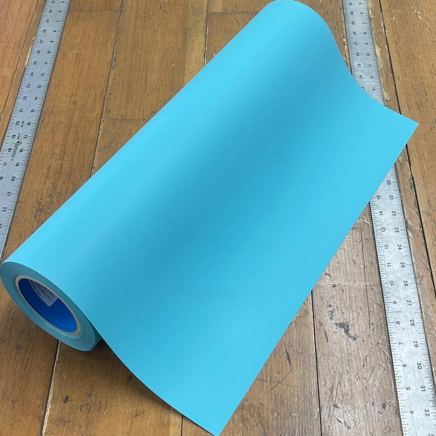 Puff Turquoise Heat Transfer Vinyl 19" HTV
