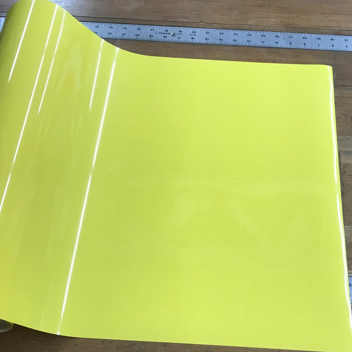 Heat Transfer Vinyl 19" Width LIGHT YELLOW HTV