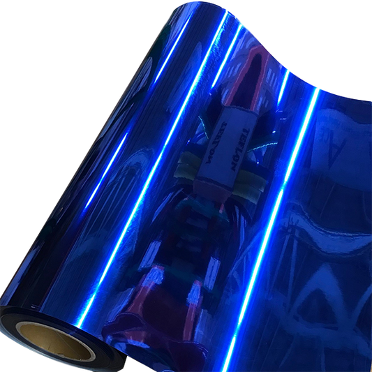 Metallic Canadian Blue Heat Transfer Vinyl 54yds x 19" HTV