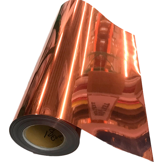 Metallic Orange  Heat Transfer Vinyl 19"