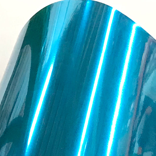 Metallic Turquoise Blue Heat Transfer Vinyl 54yds x 19"
