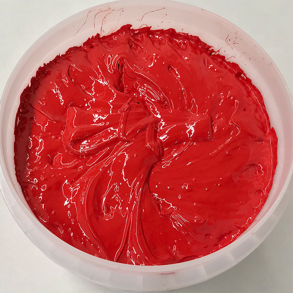Monarch Plastisol Screen Printing Inks Low Temp Poly / Poly Blend Bold Red