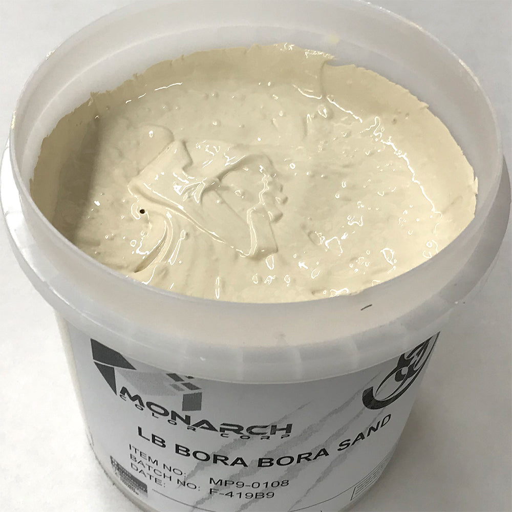 Monarch Plastisol Screen Printing Inks Low Temp Poly / Poly Blend Bora Bora Sand