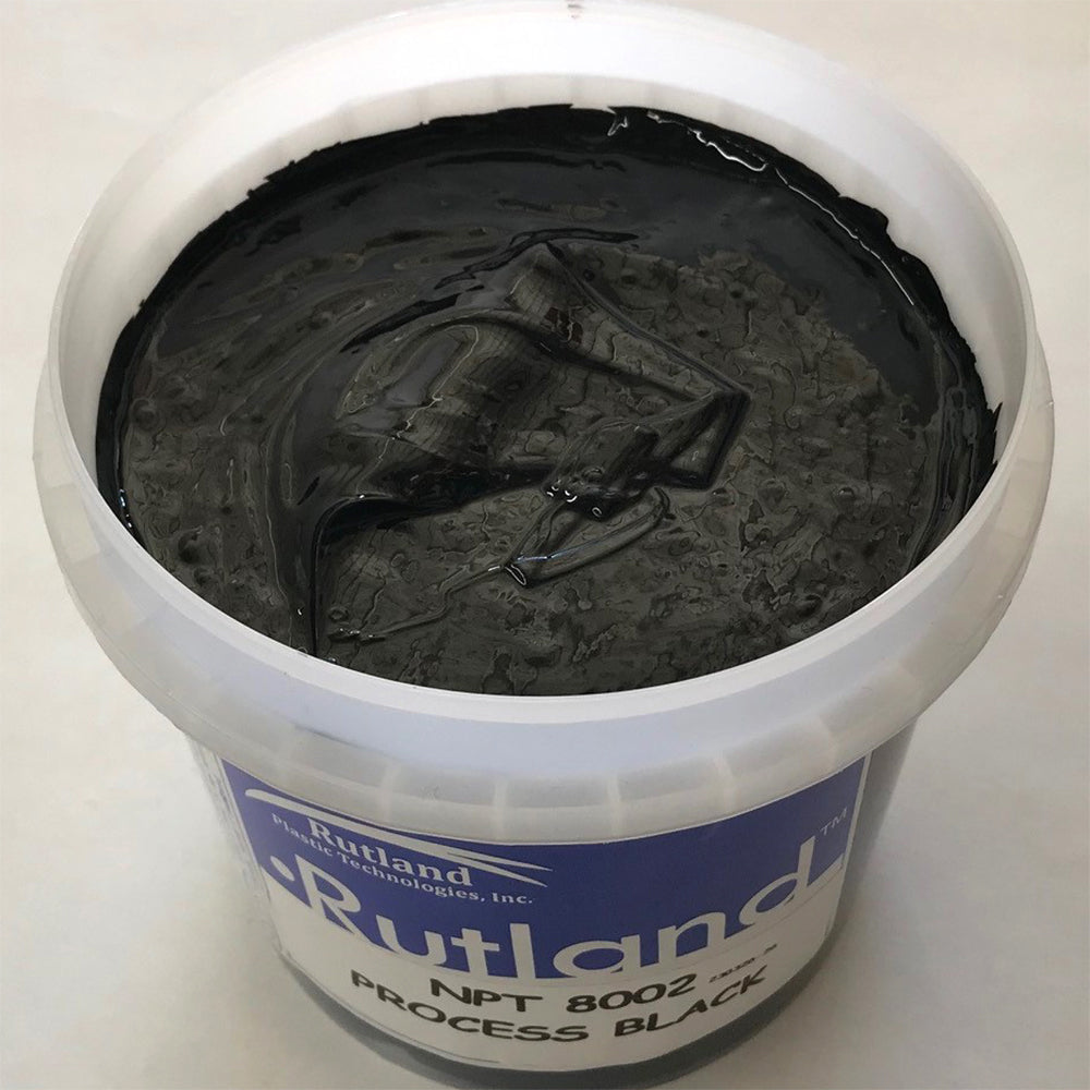 RUTLAND INFINITE FX PROCESS BLACK CMYK PLASTISOL OIL BASE INK FOR SILK SCREEN PRINTING